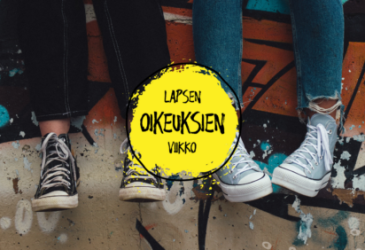 Lapsen oikeuksien viikko -teemakuva.